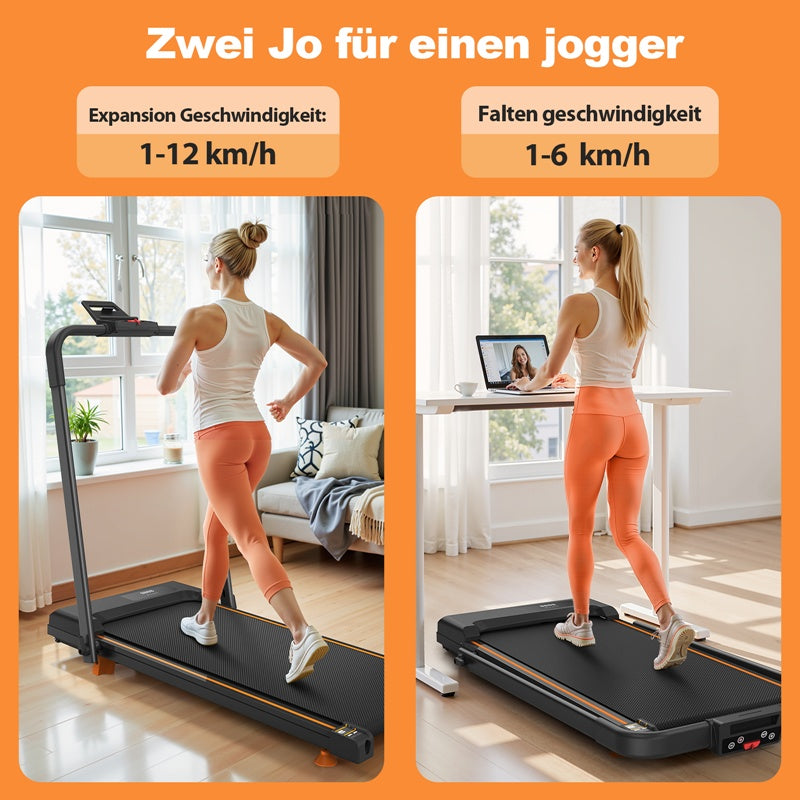 Home Office Desk Treadmills, Compact Desktop Treadmills With Tilted Portable Treadmills, 2-in-1 Treadmills For Walking, Running And Jogging, With A Weight Capacity Of 120KG