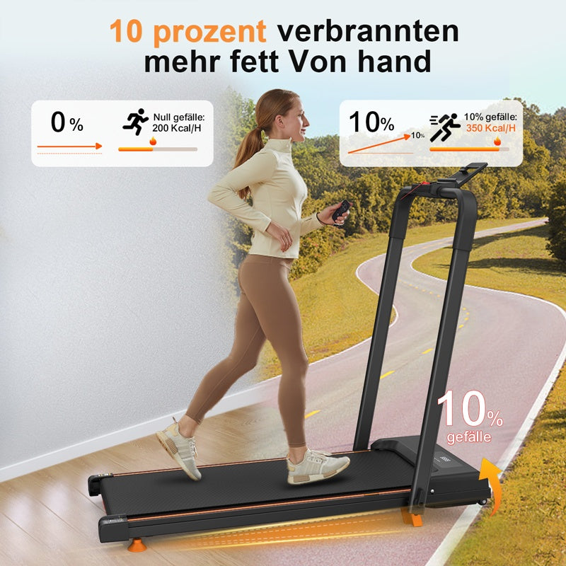 Home Office Desk Treadmills, Compact Desktop Treadmills With Tilted Portable Treadmills, 2-in-1 Treadmills For Walking, Running And Jogging, With A Weight Capacity Of 120KG
