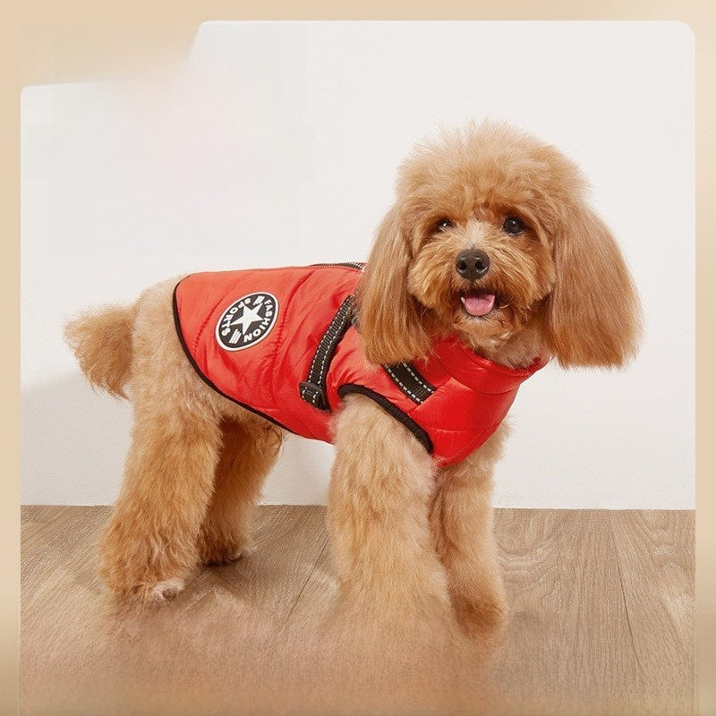 Pet clothes for keeping dogs warm in autumn and winter - cotton dog coats