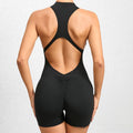 Womens Quick Dry Yoga Jumpsuit Shorts