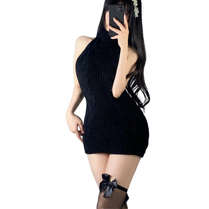 Uniform-style sexy sweater