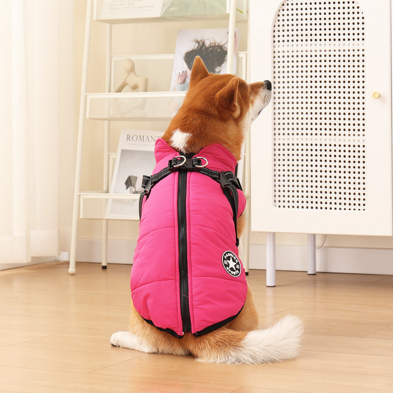 Pet clothes for keeping dogs warm in autumn and winter - cotton dog coats