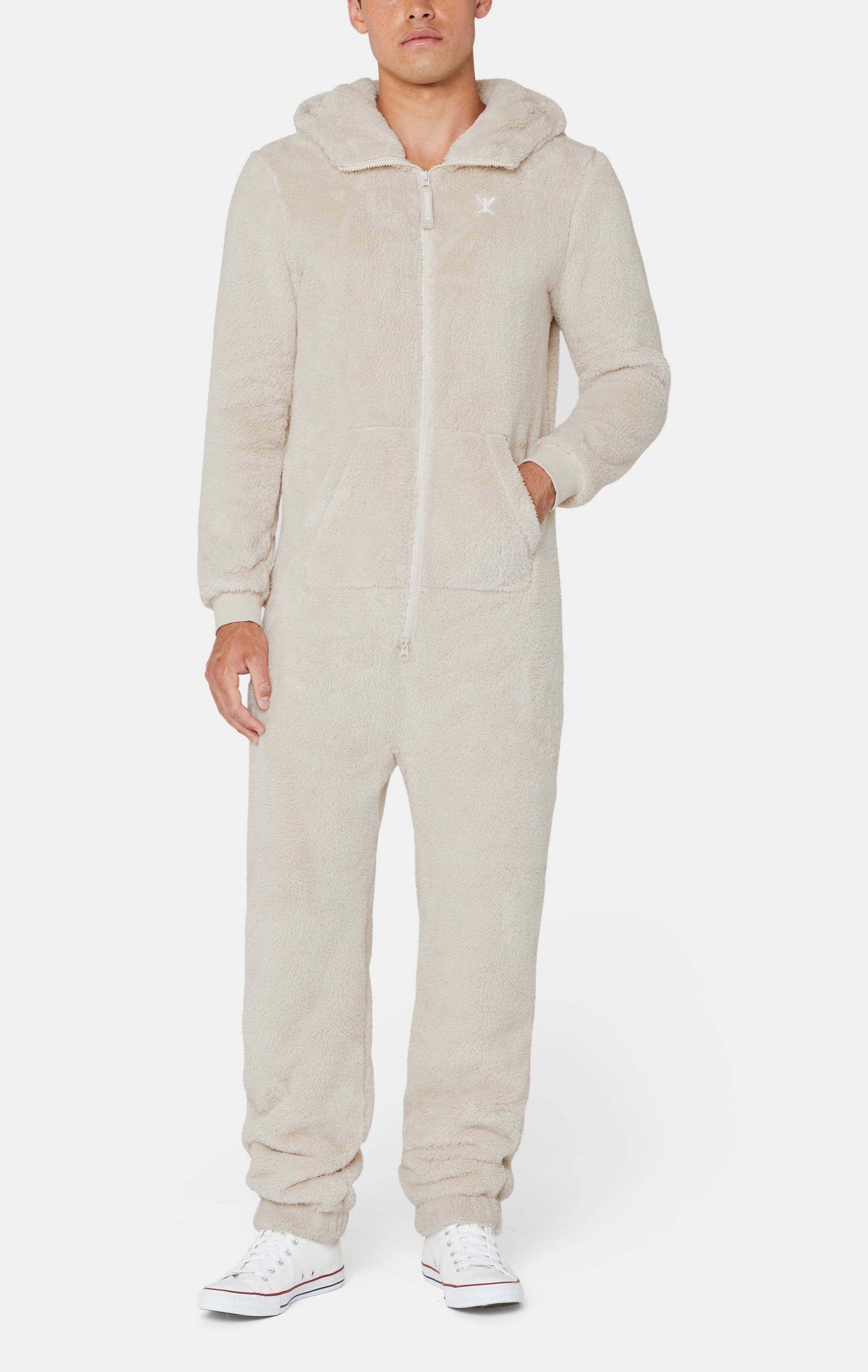 Winter Coral Fleece Warm Jumpsuit in Multiple Colors for Men and Women Couples