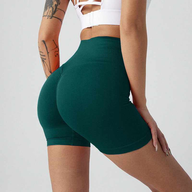High-Waisted Yoga Shorts Breathable Sports Leggings