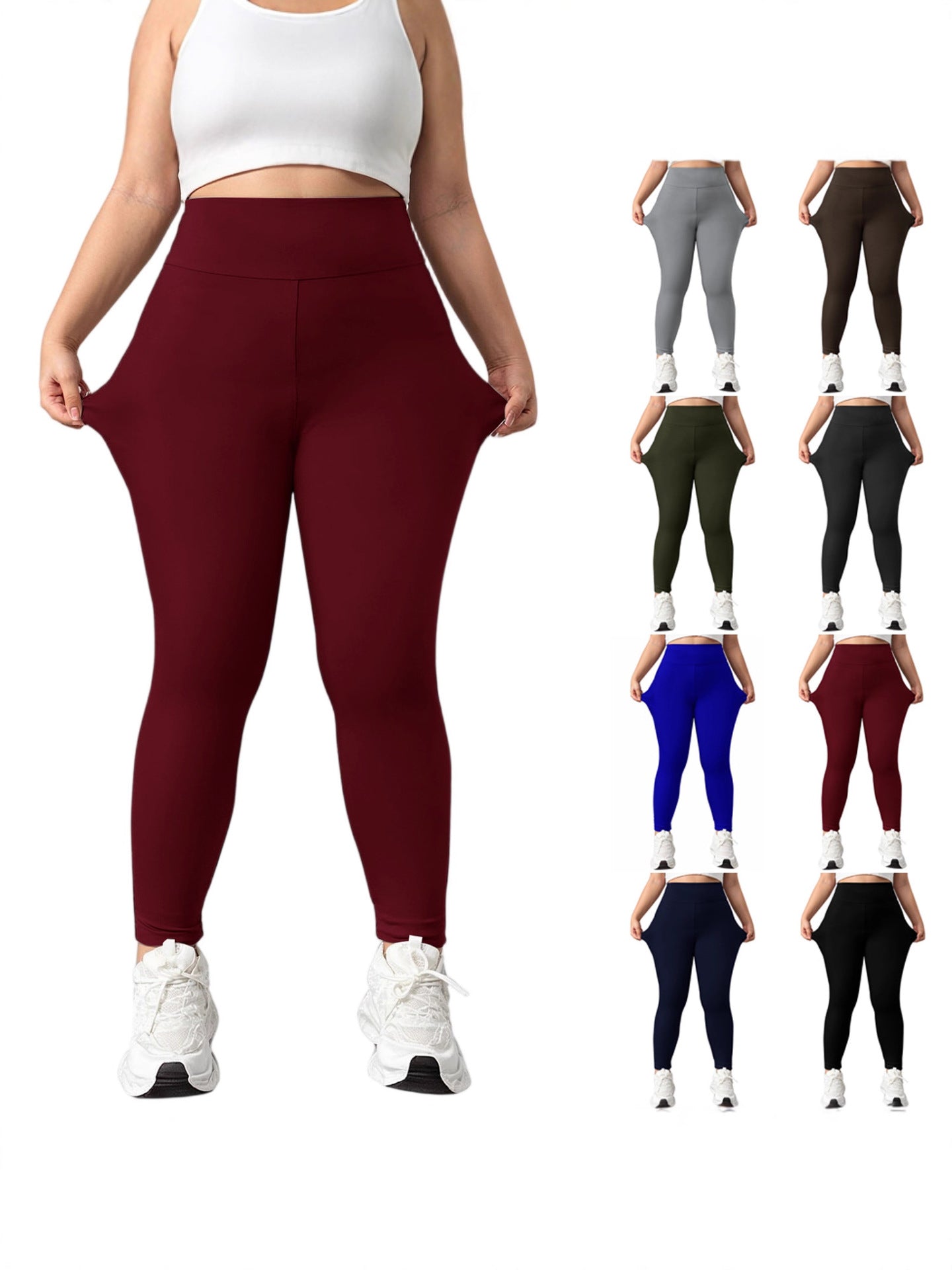Thickened and fleece-lined leggings for women