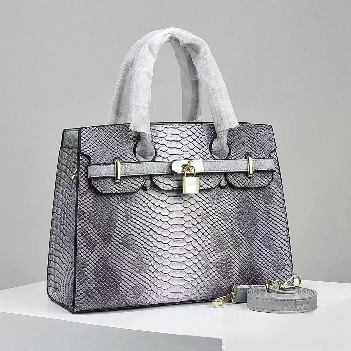Women Leather Small Square Handbag