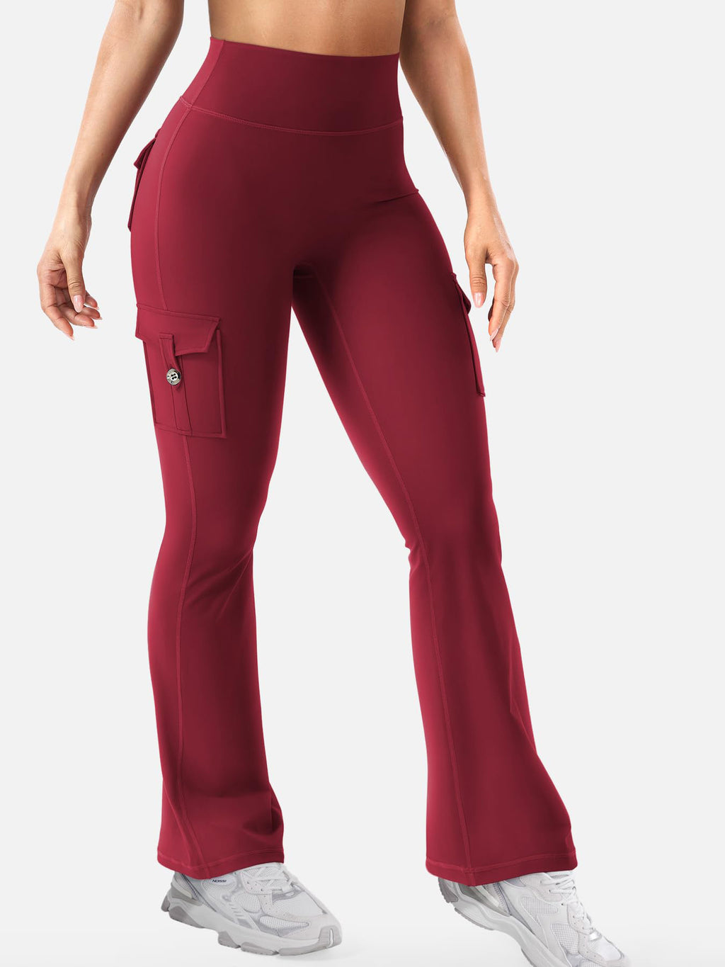 High-Waisted Sports Leggings with Pockets