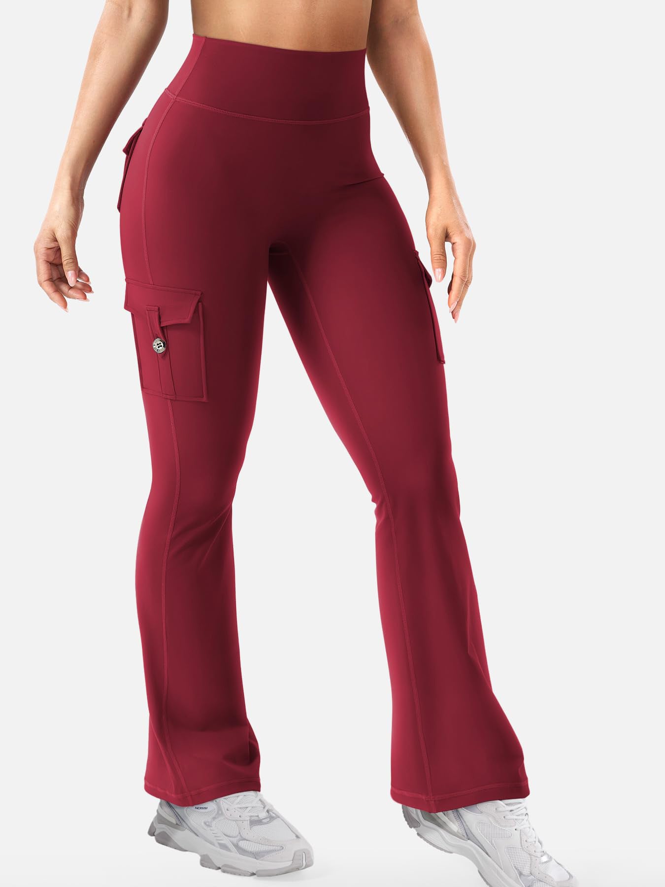 High-Waisted Sports Leggings with Pockets
