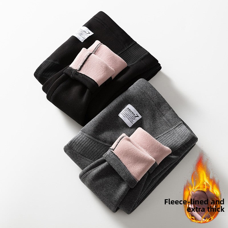 Maternity Leggings with Belly Support Cotton Cropped Pants