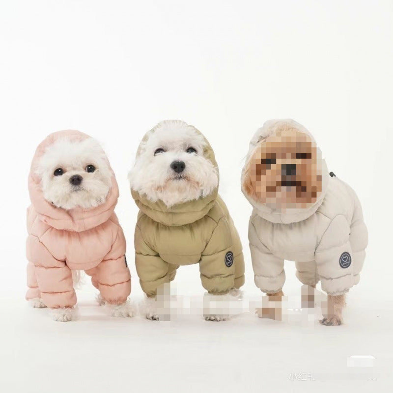 Small Dog Winter Jacket Four-Legged Warm Coat
