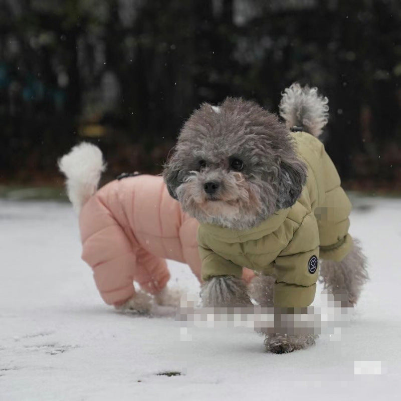 Small Dog Winter Jacket Four-Legged Warm Coat