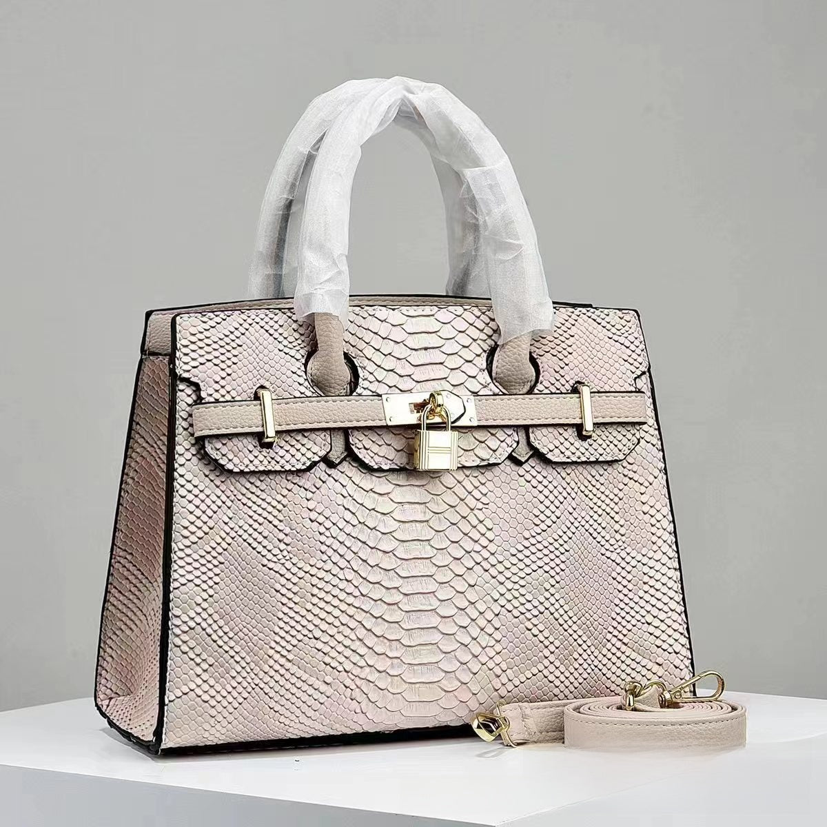 Women Leather Small Square Handbag