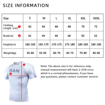 Men Compression T-Shirt Male Sporting Skinny Tee Shirt Homme Gyms Running Tight Sweatshirts Fitness Sports Rashguard plus Size