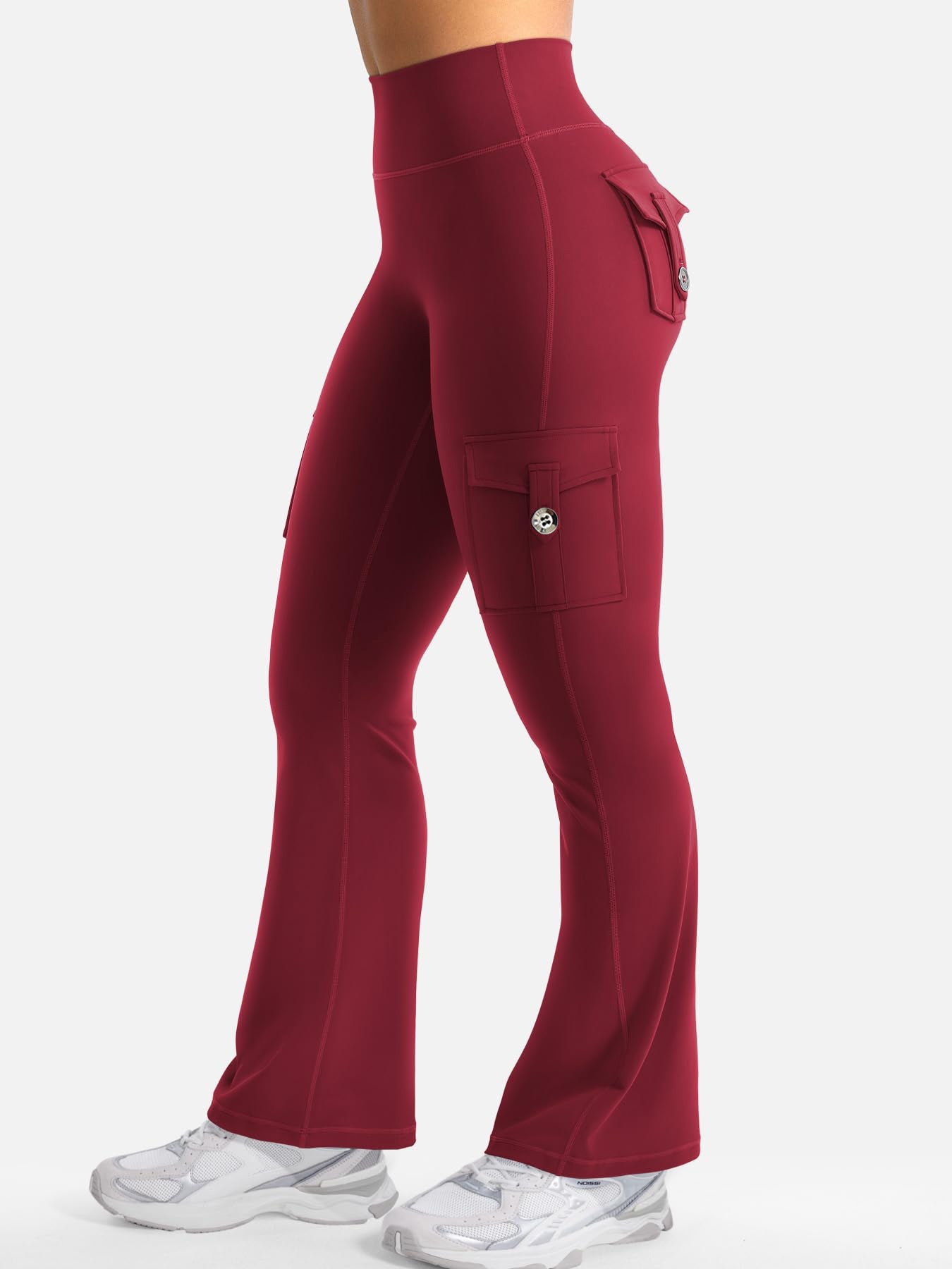 High-Waisted Sports Leggings with Pockets