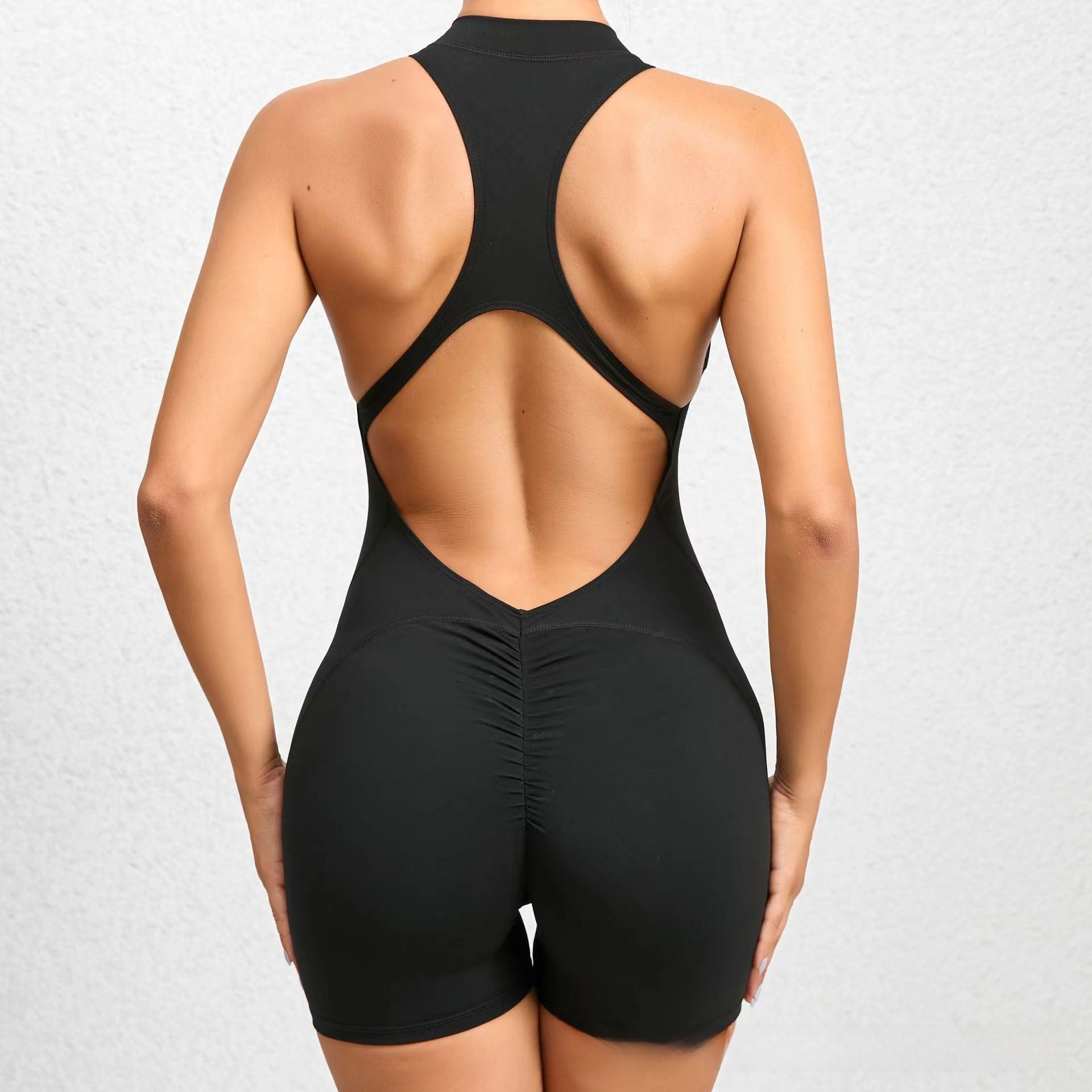 Womens Quick Dry Yoga Jumpsuit Shorts