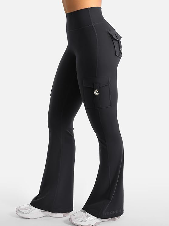 High-Waisted Sports Leggings with Pockets