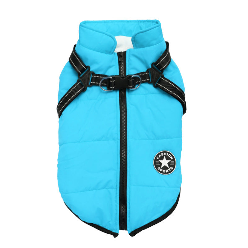 Pet clothes for keeping dogs warm in autumn and winter - cotton dog coats