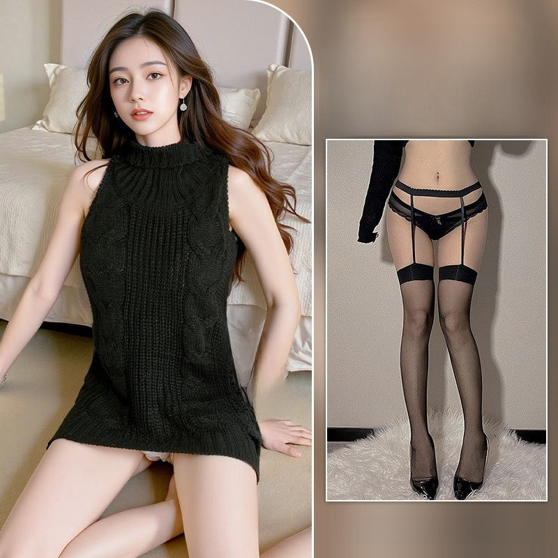 Uniform-style sexy sweater