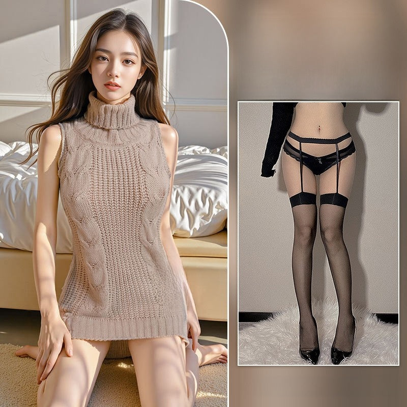 Uniform-style sexy sweater