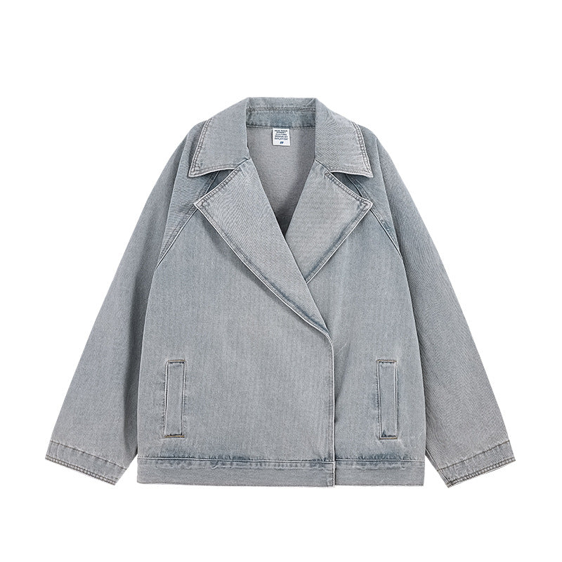 Retro Washed Denim Jacket
