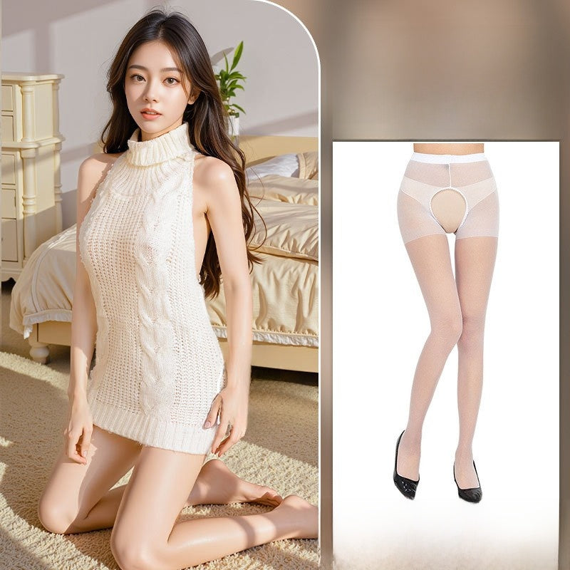 Uniform-style sexy sweater