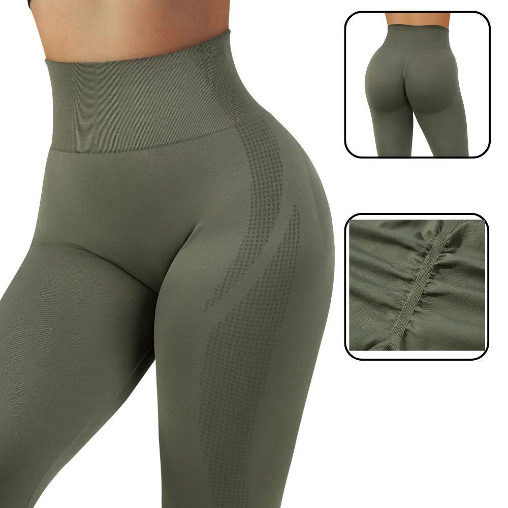 Seamless High Waist Yoga Leggings