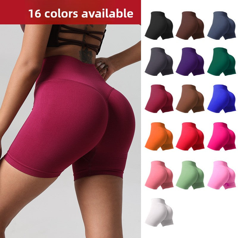 High-Waisted Yoga Shorts Breathable Sports Leggings